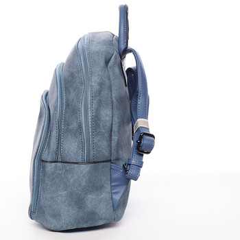 Pohodlný dámský modrý batoh - MARIA C Fate