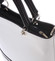 Elegantní dámská kabelka bílo černá saffiano - Delami Samanta