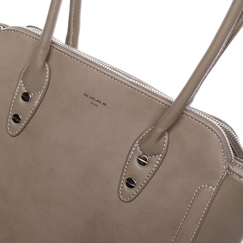 Módní khaki kabelka přes rameno - David Jones Luna