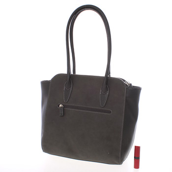 Módní šedá kabelka přes rameno - David Jones Luna