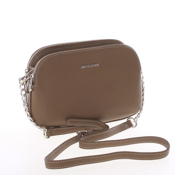 Jedinečná crossbody kabelka camel - David Jones Isis