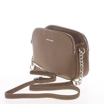 Jedinečná crossbody kabelka camel - David Jones Isis