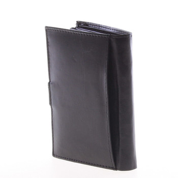 Bezpečná pánská kožená peněženka černá - Ellini Jorgan