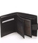 Pánská kožená černá prošívaná peněženka - Delami 8945