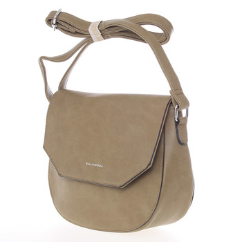 Exkluzivní crossbody kabelka khaki - Silvia Rosa Katriane