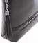 Elegantní černá crossbody kabelka s přívěskem - Silvia Rosa Kait