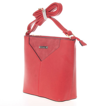 Moderní a elegantní červená crossbody kabelka - Silvia Rosa Kairos