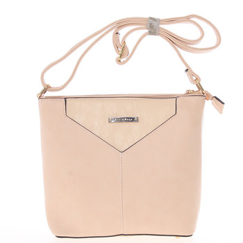 Moderní a elegantní růžová crossbody kabelka - Silvia Rosa Kairos