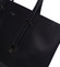 Elegantní perforovaná černá kabelka s organizérem - David Jones Cambria