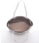 Elegantní perforovaná krémově šedá kabelka s organizérem - David Jones Cambria