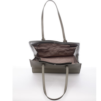 Elegantní olivově zelená kabelka přes rameno - David Jones Rayna