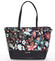Černá elegantní květinová kabelka - David Jones Blomst