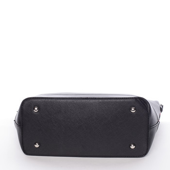 Černá elegantní květinová kabelka - David Jones Blomst