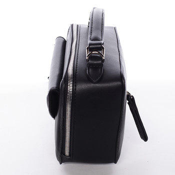 Malá atraktivní černá dámská crossbody kabelka - David Jones Lalita