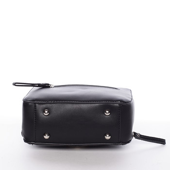 Malá atraktivní černá dámská crossbody kabelka - David Jones Lalita