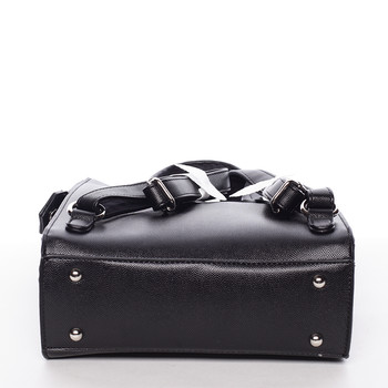 Dámský pevný moderní batoh černý - David Jones Leandros