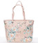 Moderní květinová kabelka přes rameno růžová - David Jones Kimora