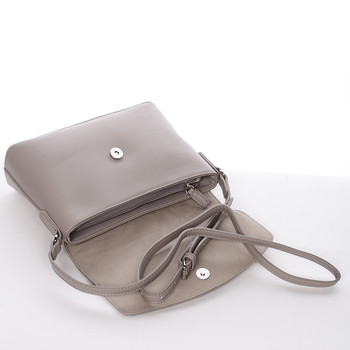 Menší módní crossbody kabelka šedá - David Jones Azalea