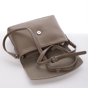 Menší módní crossbody kabelka khaki - David Jones Azalea