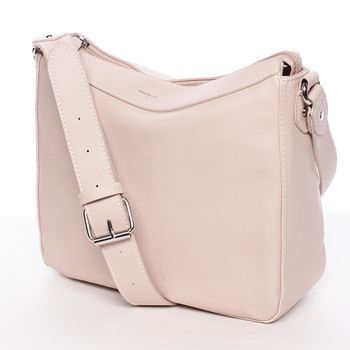 Moderní crossbody kabelka růžová - David Jones Jordyn