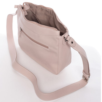 Moderní crossbody kabelka růžová - David Jones Jordyn