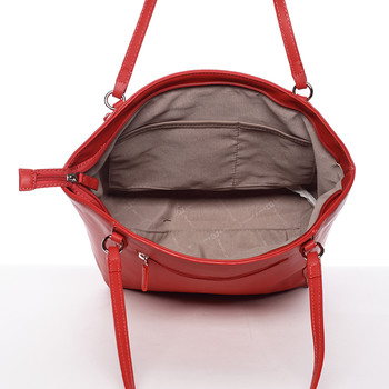 Luxusní dámská kabelka přes rameno červená - David Jones Lenore