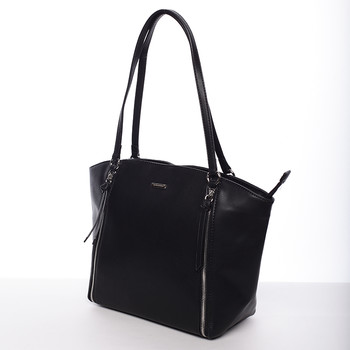 Luxusní dámská kabelka přes rameno černá - David Jones Lenore