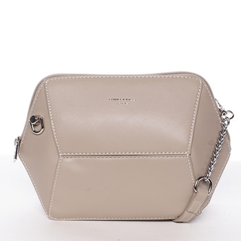 Originální malá crossbody kabelka camel - David Jones Fitte