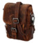 Pánská kožená crossbody taška camel - GreenWood Kristifer