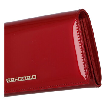 Dámská kožená peněženka červená - Gregorio Gluliana