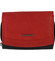 Stylová kožená dámská peněženka černo červená - Bellugio Smith