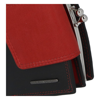 Luxusní dámská kožená peněženka černá - Bellugio Armi New