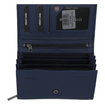 Dámská kožená peněženka tmavě modrá - Bellugio Lorena