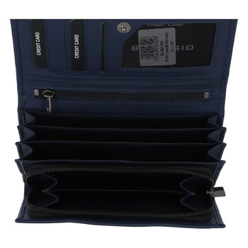 Dámská kožená peněženka tmavě modrá - Bellugio Lorena