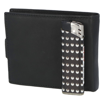 Pánská kožená peněženka černá - Bellugio Diblias