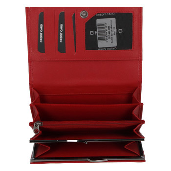 Dámská kožená peněženka červená - Bellugio Rimis