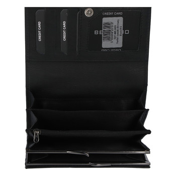 Dámská kožená peněženka černá - Bellugio Rimis
