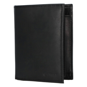 Pánská kožená peněženka černá - Diviley Soran