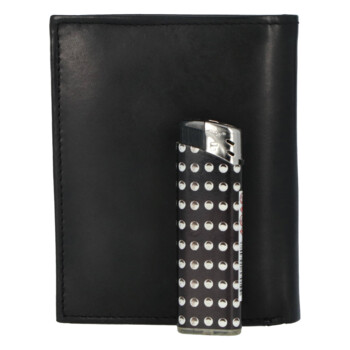 Pánská kožená peněženka černá - Diviley Soran