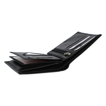 Pánská kožená peněženka černá - Diviley Soran