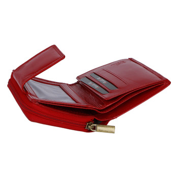 Dámská kožená peněženka červená - Bellugio Joseffina