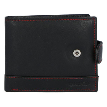 Pánská kožená peněženka černá - Bellugio Zeros