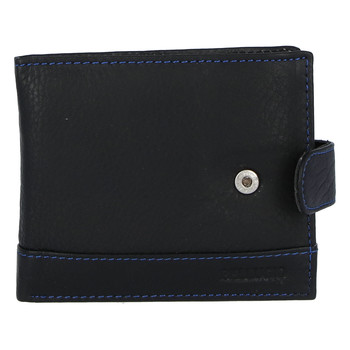Pánská kožená peněženka černá - Bellugio Zeros 2