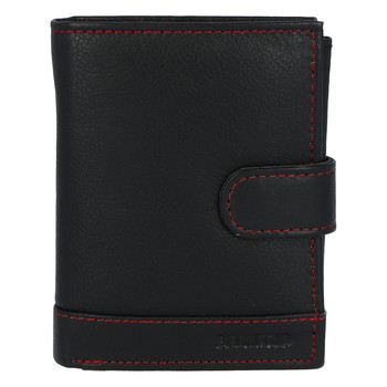 Pánská kožená peněženka černá - Bellugio Vaskes