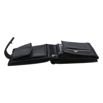 Pánská kožená peněženka černá - Bellugio Vaskes
