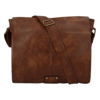 Crossbody taška hnědá - Paolo Bags Fotio