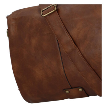 Crossbody taška hnědá - Paolo Bags Fotio