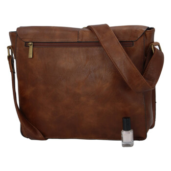 Crossbody taška hnědá - Paolo Bags Fotio