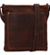 Kožená crossbody taška hnědá - Greenwood Darsy 4