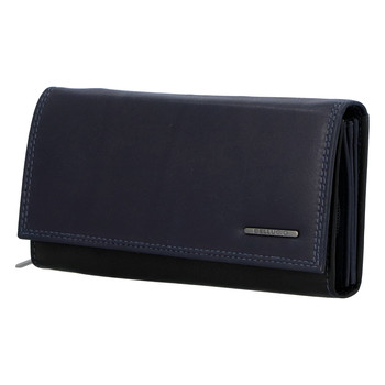 Dámská kožená peněženka černo modrá - Bellugio Sofia New